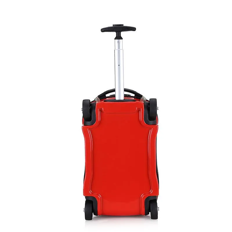 18inch Kids Suitcase 3DCar Children's Luggage Travel Trolley Suitcase set wheels Child school