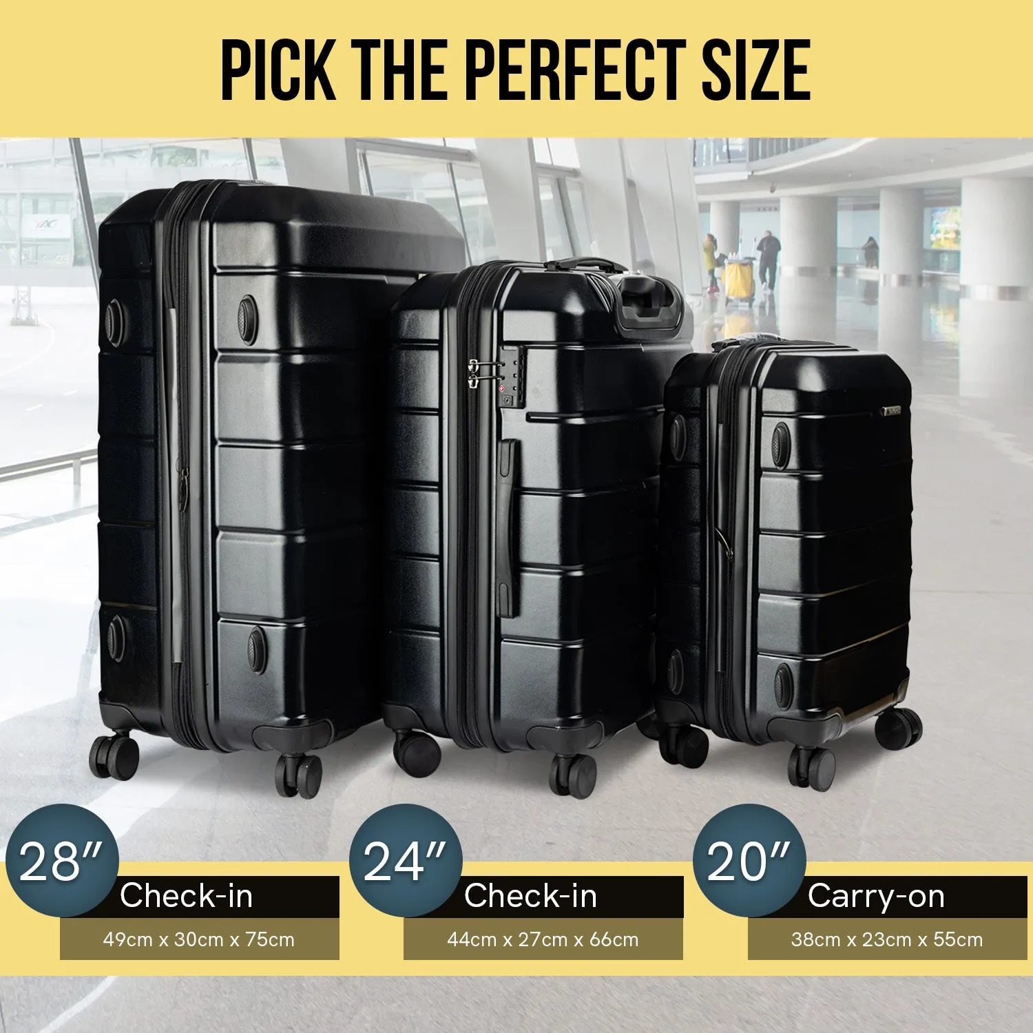 20in Expandable Hard Shell Suitcase with TSA Lock - Olympus