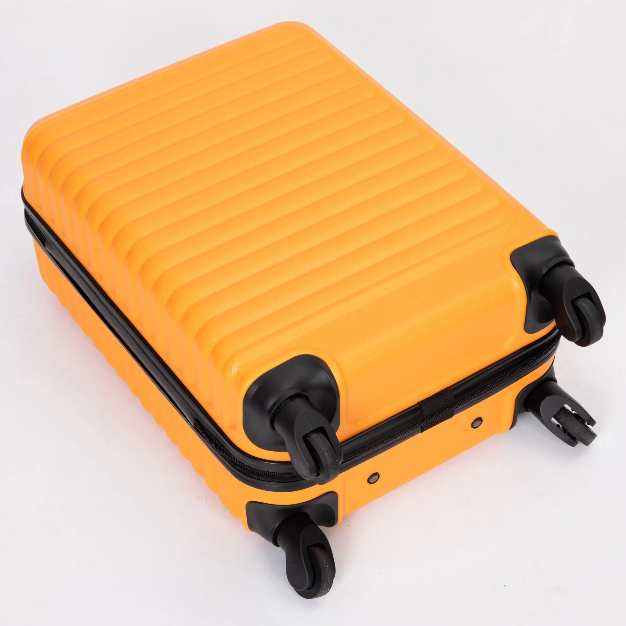 20" Carry on Luggage Lightweight Suitcase, Spinner Wheels, Orange