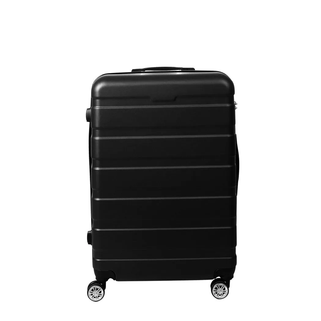 24" Luggage Case Suitcase - Black