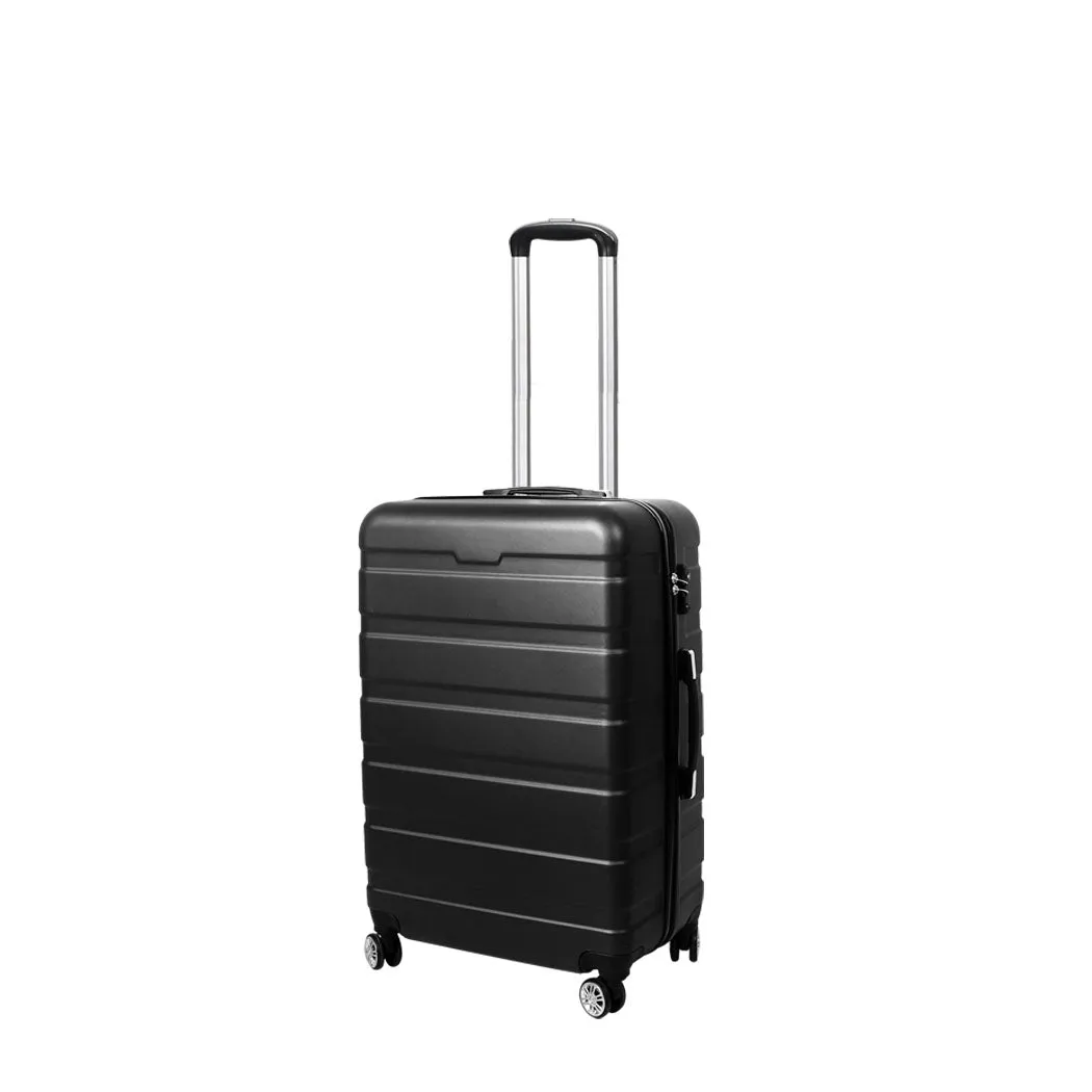 24" Luggage Case Suitcase - Black