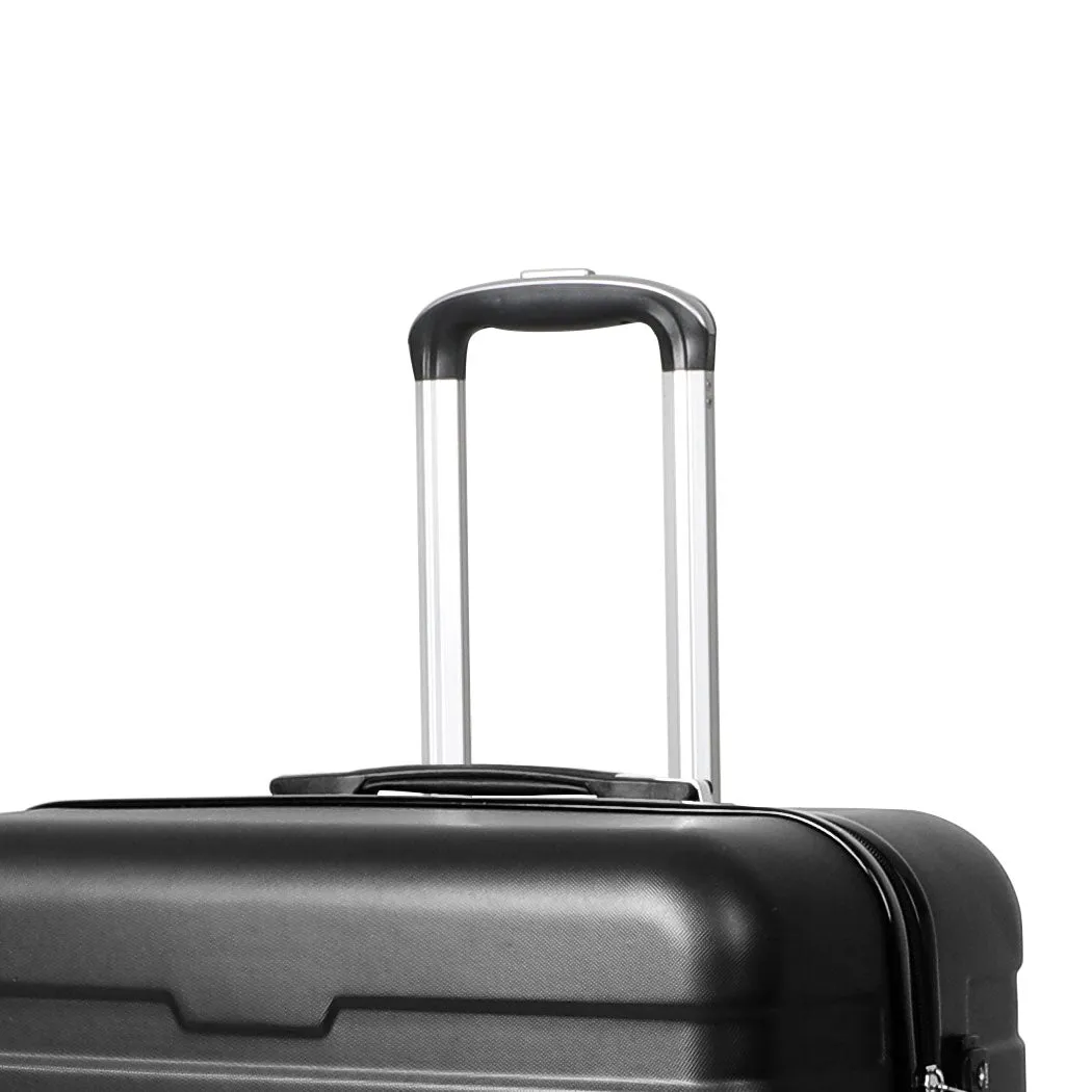 24" Luggage Case Suitcase - Black