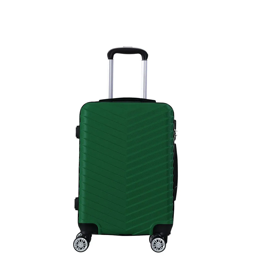 24" Luggage Suitcase Travel - Green