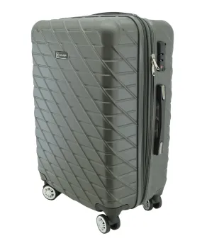 28" Airliner, Hardshell Large Spinner Suitcase-Dark Grey