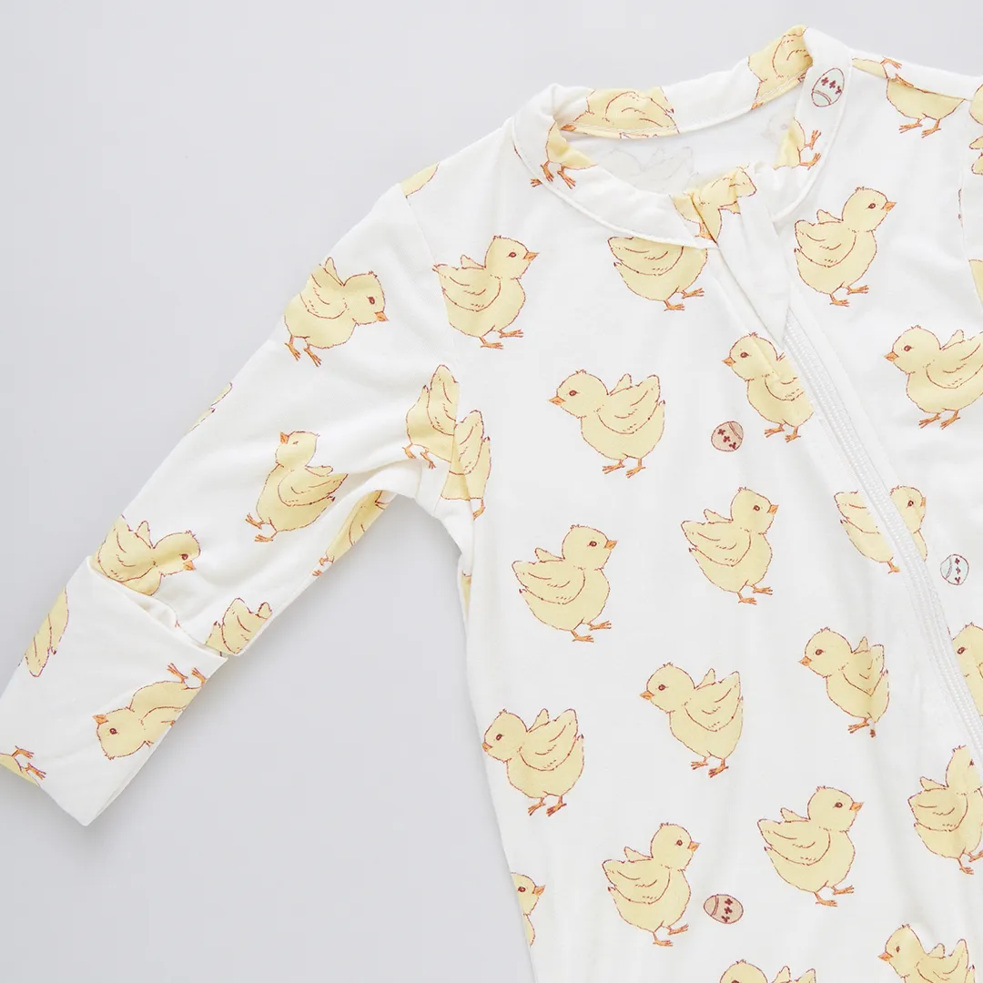 Baby Bamboo Romper - Chirping Chicks