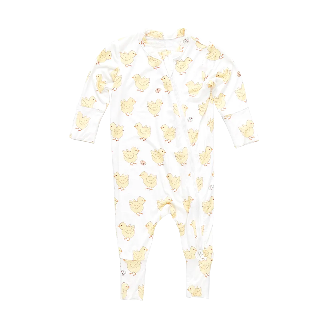 Baby Bamboo Romper - Chirping Chicks