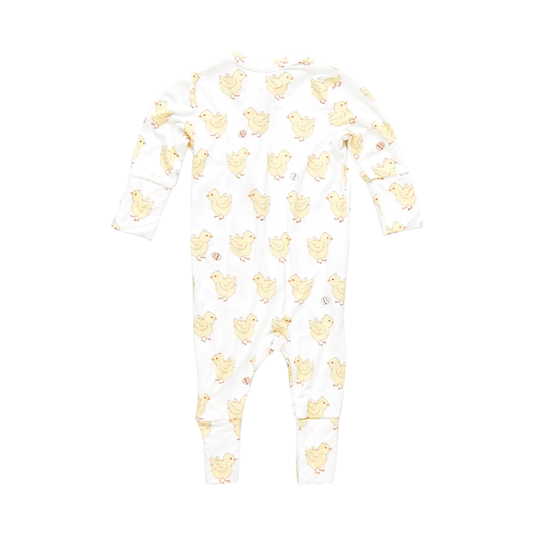 Baby Bamboo Romper - Chirping Chicks