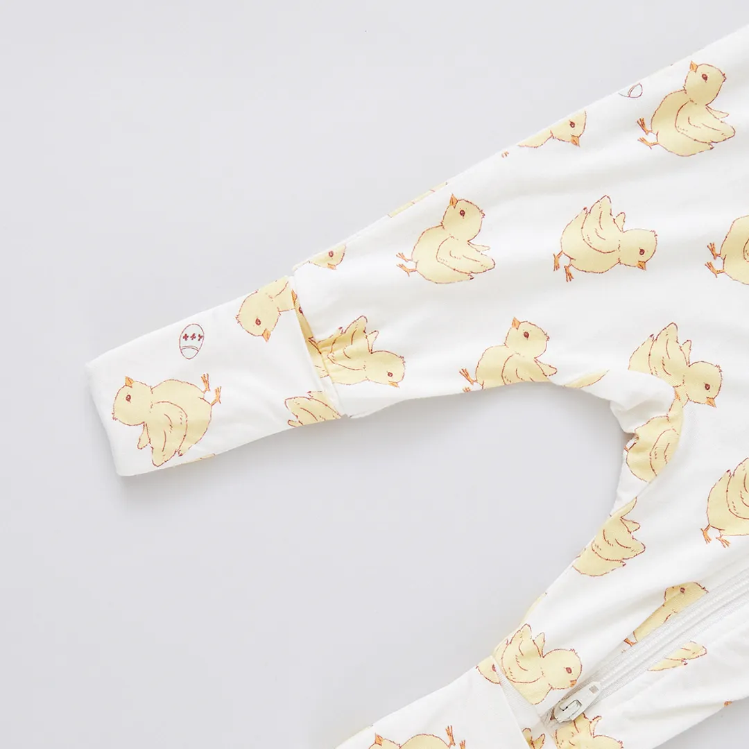 Baby Bamboo Romper - Chirping Chicks