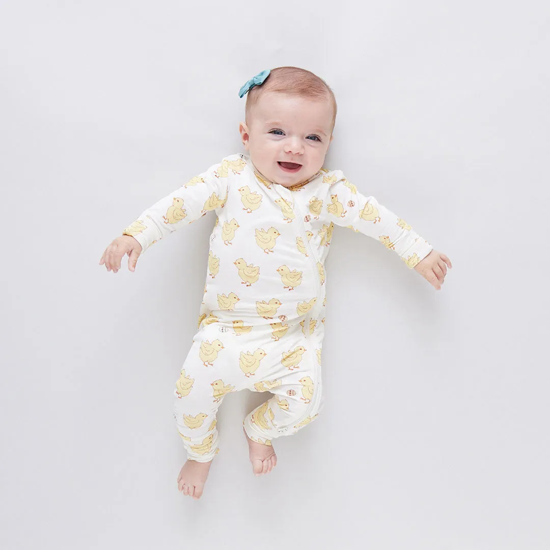 Baby Bamboo Romper - Chirping Chicks