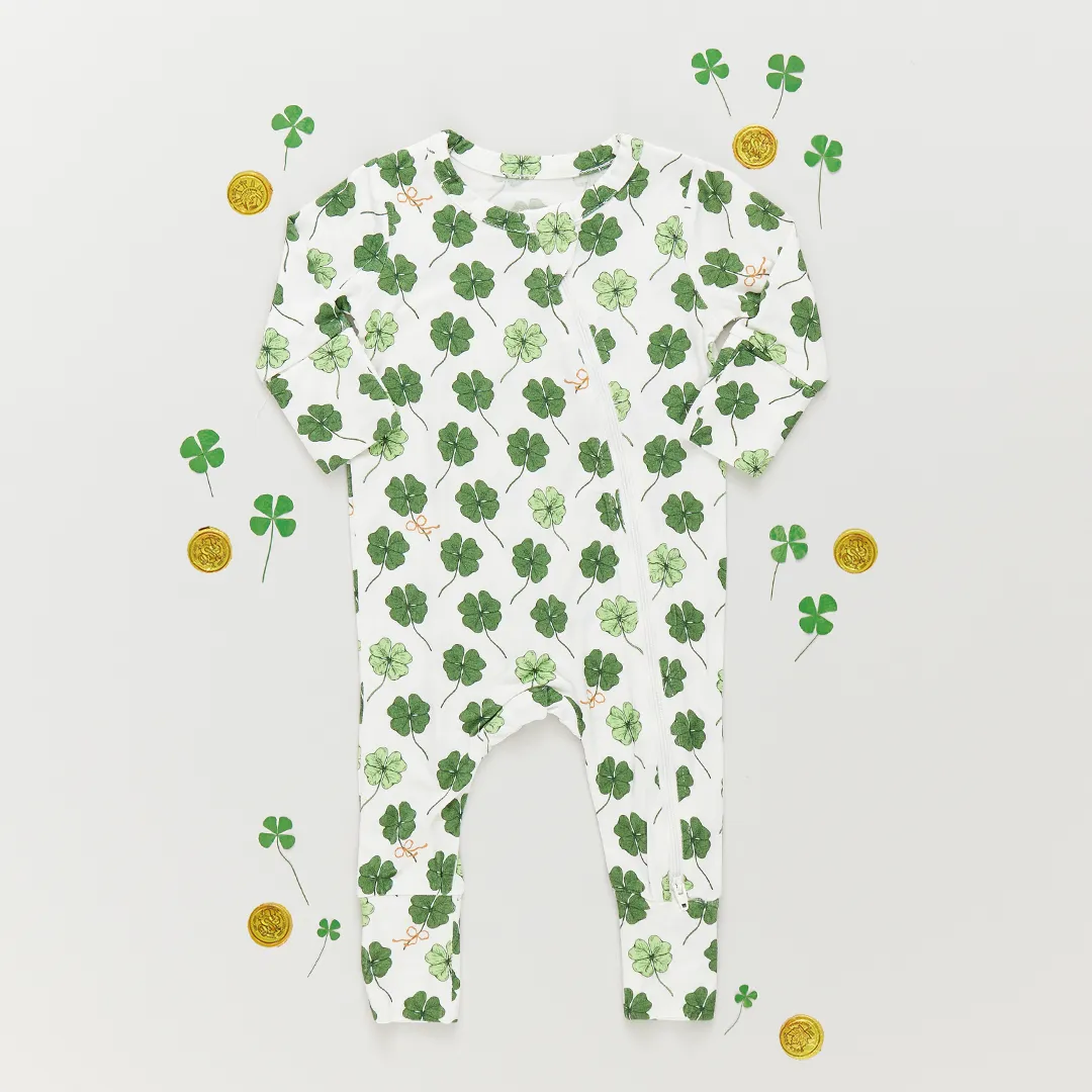 Baby Bamboo Romper - Shamrock Sweetness