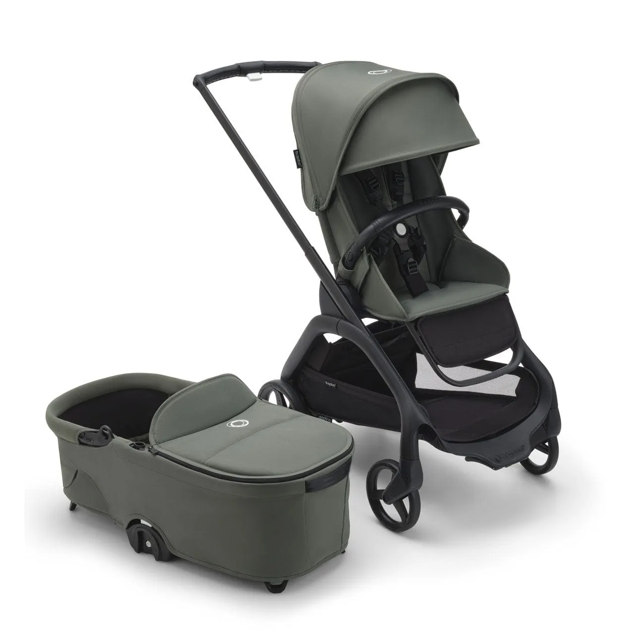 Bugaboo Dragonfly Pushchair Essential Bundle - Forest Green