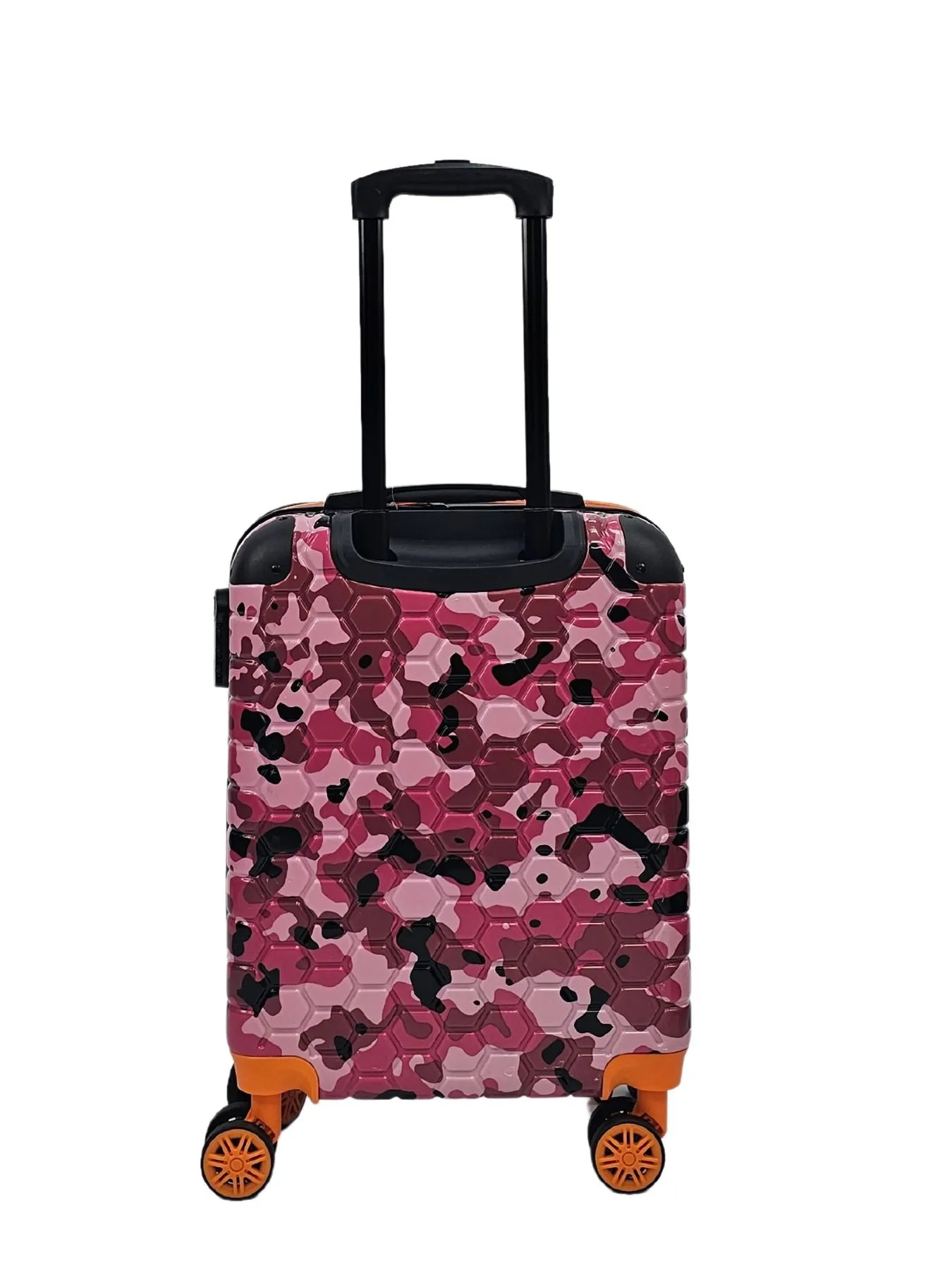 Camo Print Hard Case Shell Suitcase Carry On Cabin Check In Combination Lock