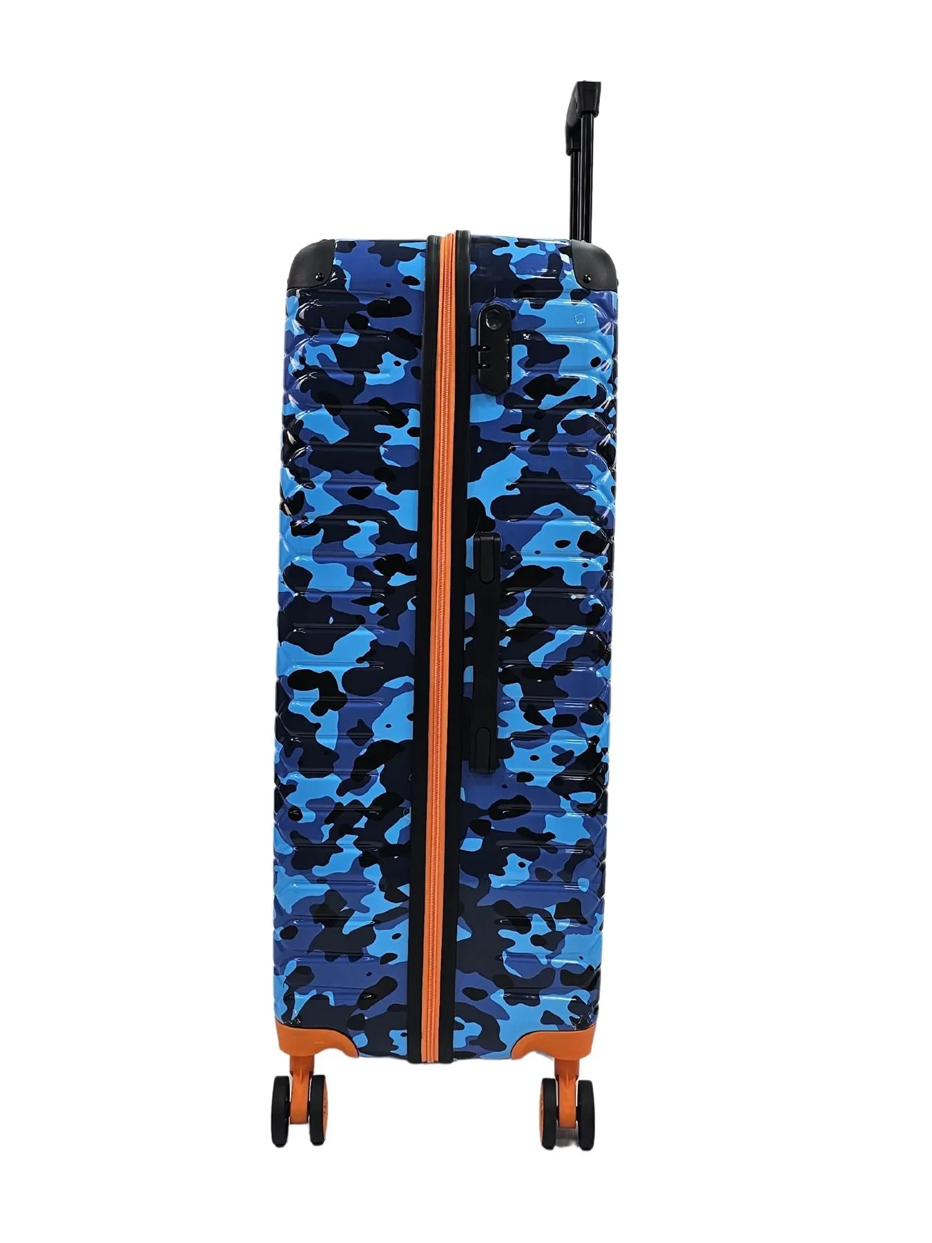 Camo Print Hard Case Shell Suitcase Carry On Cabin Check In Combination Lock