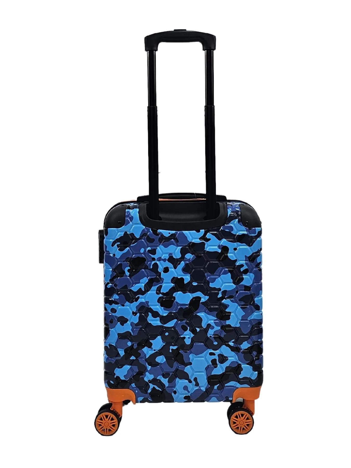 Camo Print Hard Case Shell Suitcase Carry On Cabin Check In Combination Lock