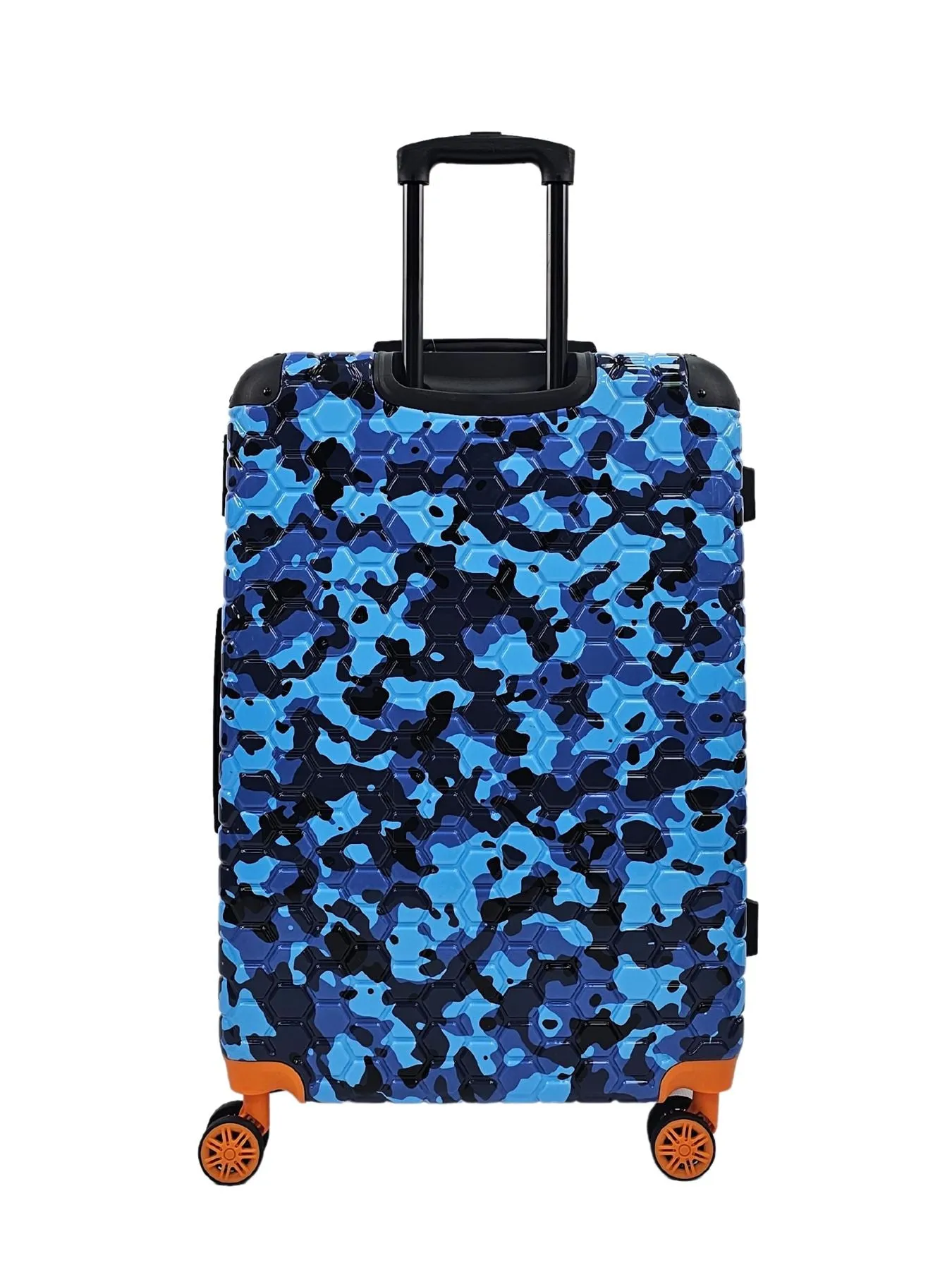 Camo Print Hard Case Shell Suitcase Carry On Cabin Check In Combination Lock