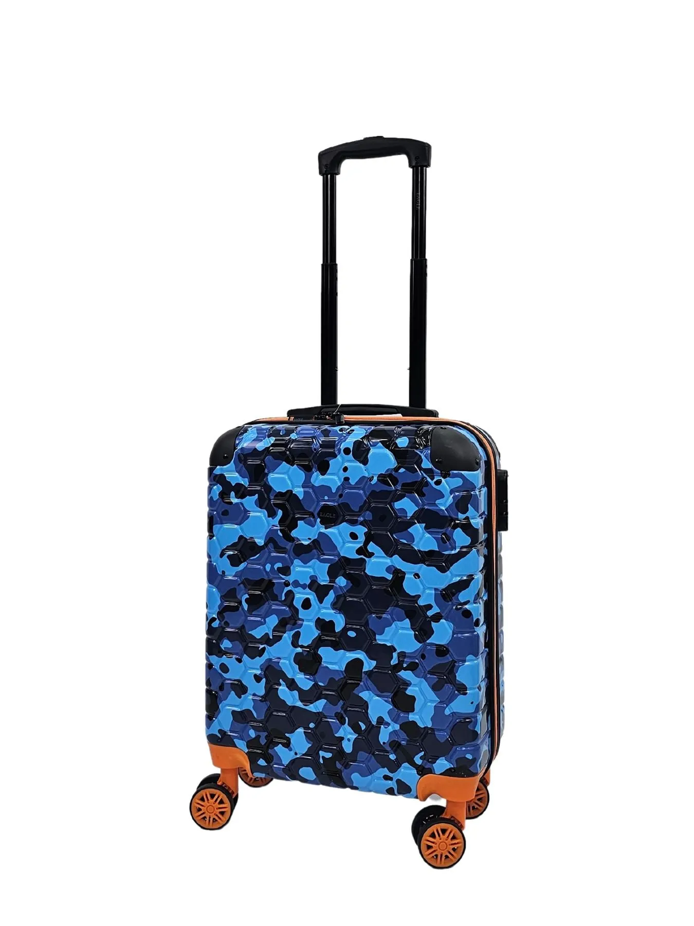 Camo Print Hard Case Shell Suitcase Carry On Cabin Check In Combination Lock