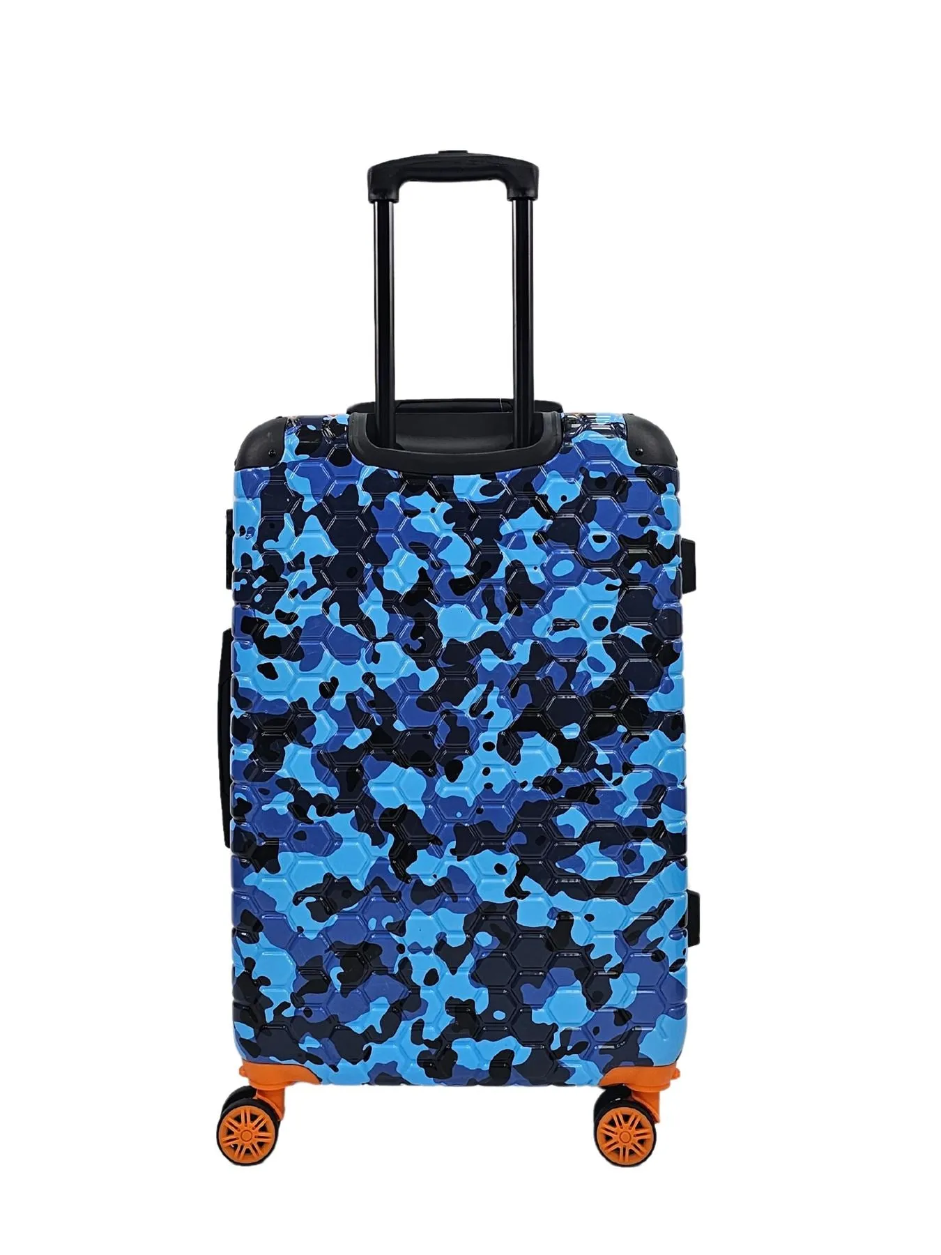 Camo Print Hard Case Shell Suitcase Carry On Cabin Check In Combination Lock