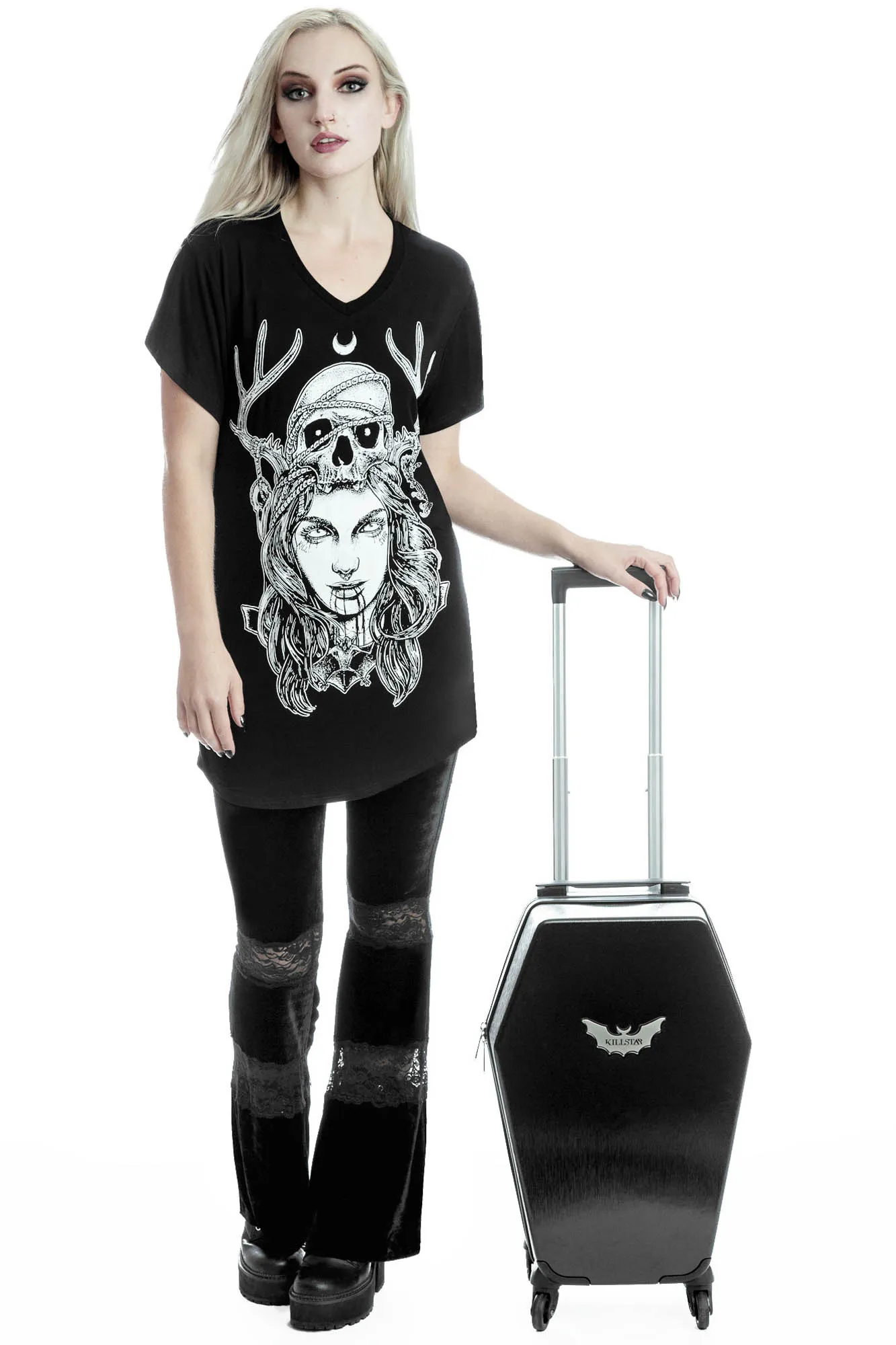 Casket Carry Coffin Travel Suitcase - Small