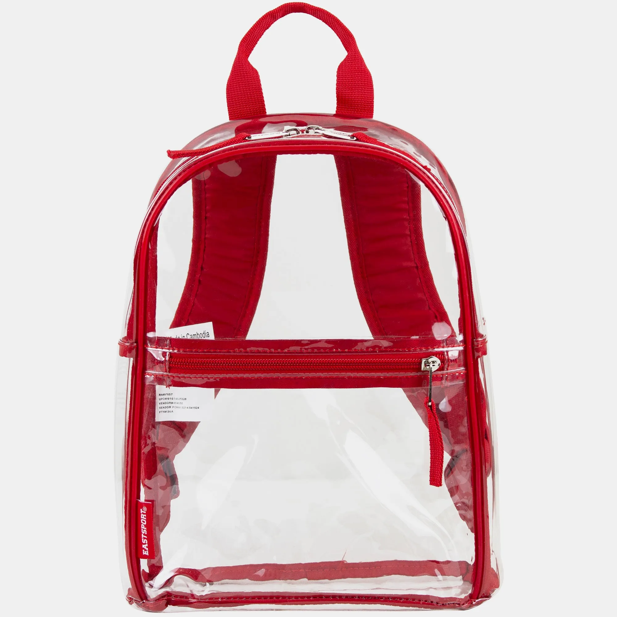 Clear Mini Dome Stadium Approved Backpack