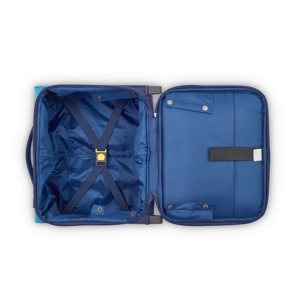 Delsey BROCHANT 3.0 38cm 2 Wheel Cabin Softsided Luggage - Ultramarine Blue