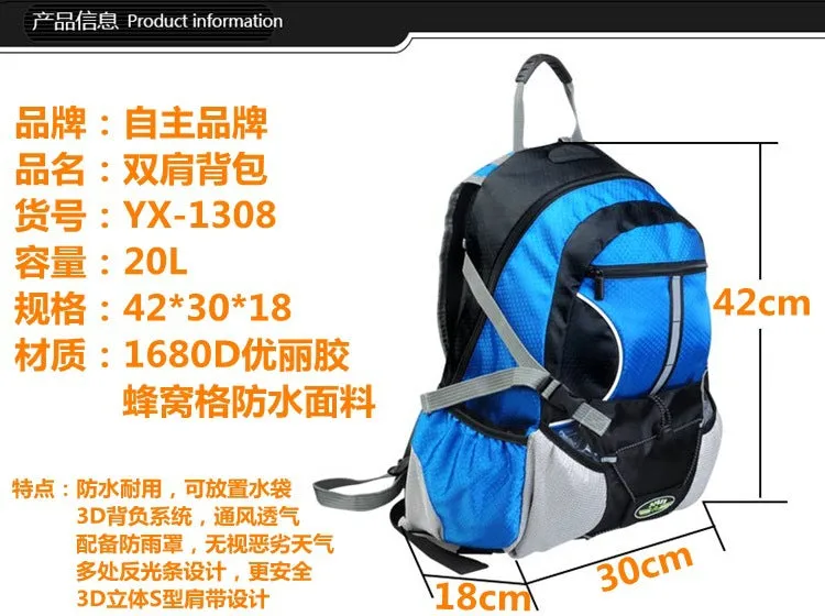 Fashionable Large Capacity Backpack with Nylon Material