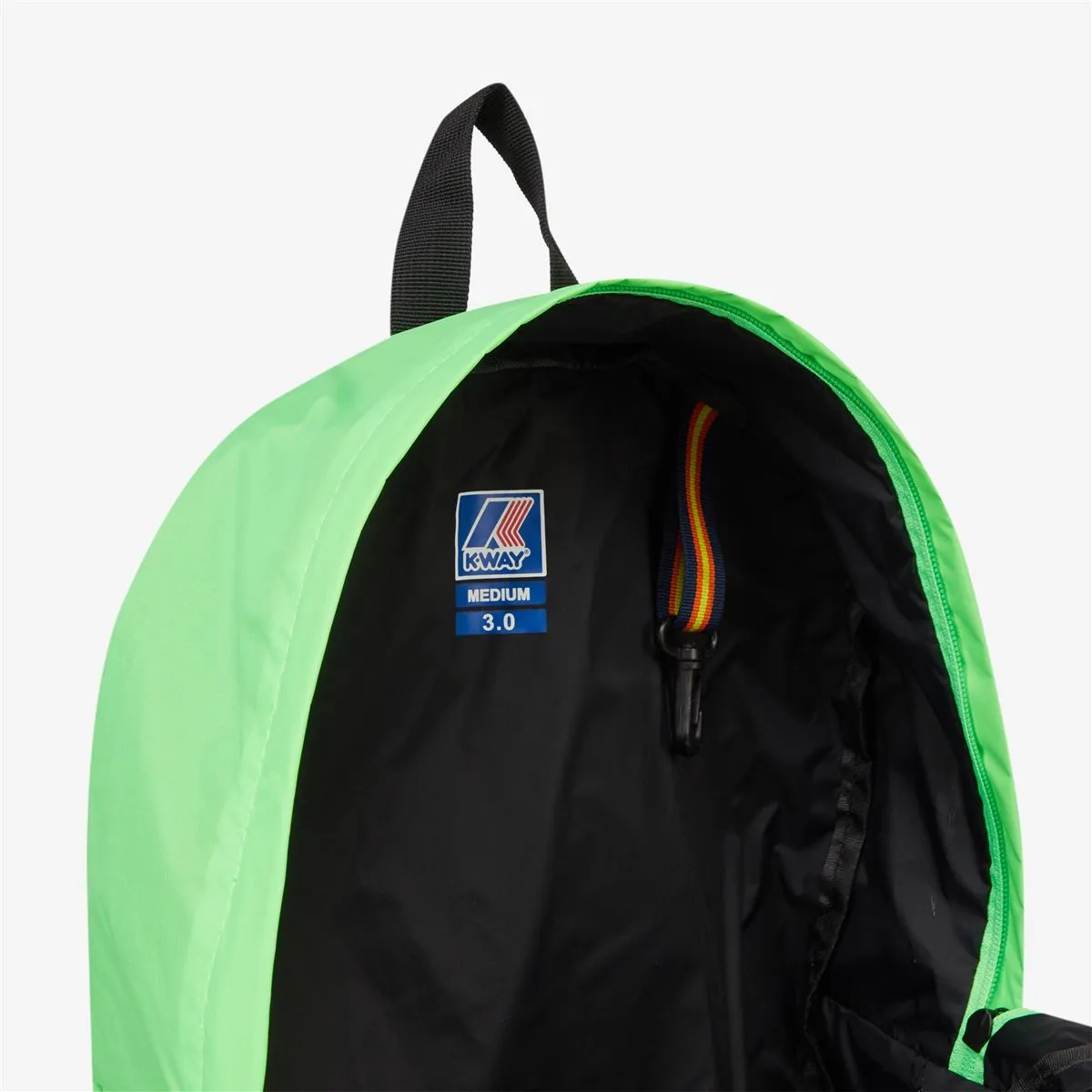 Francois - Packable Ripstop Backpack in Green Fluo