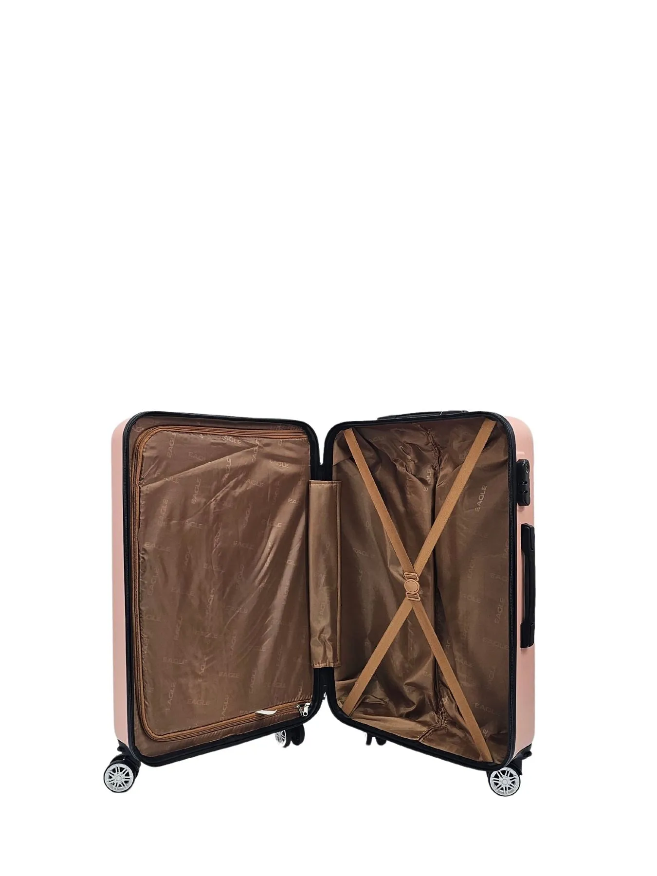 Hard Case Shell Pattern Suitcase Carry On Cabin Check In Small Medium Large Combination Lock 3 Set