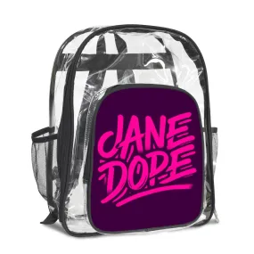 Jane Dope Clear Bag