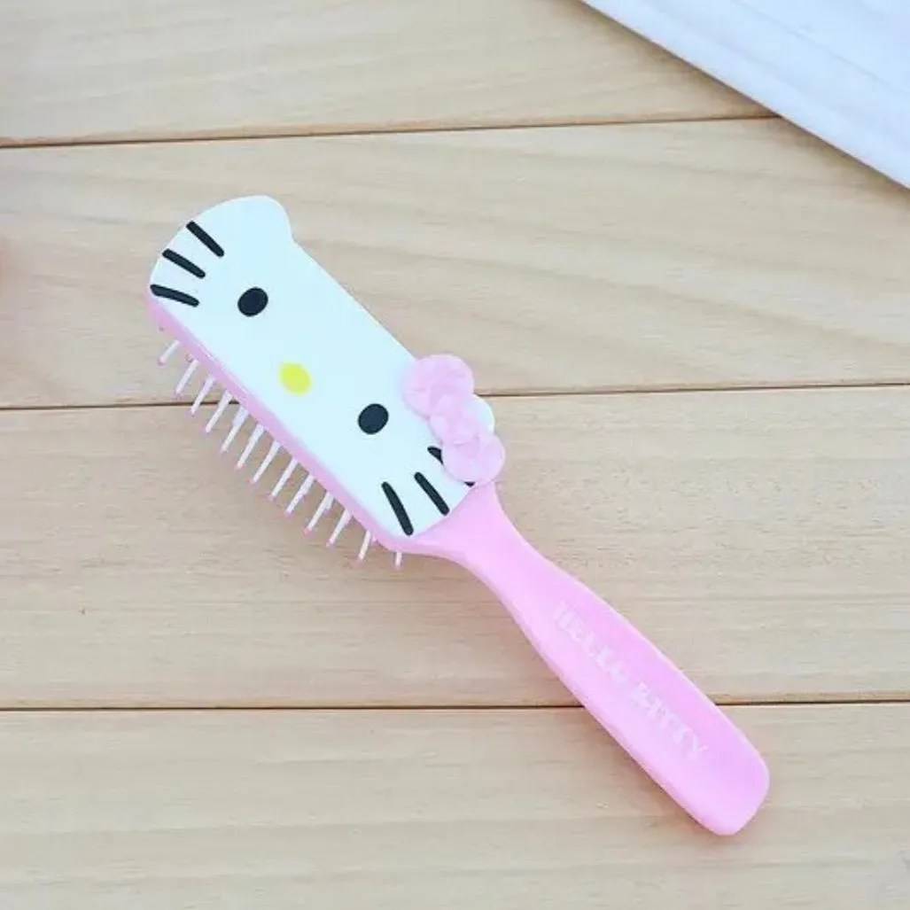 Kawaii Cute Hair Brush Pink and Red