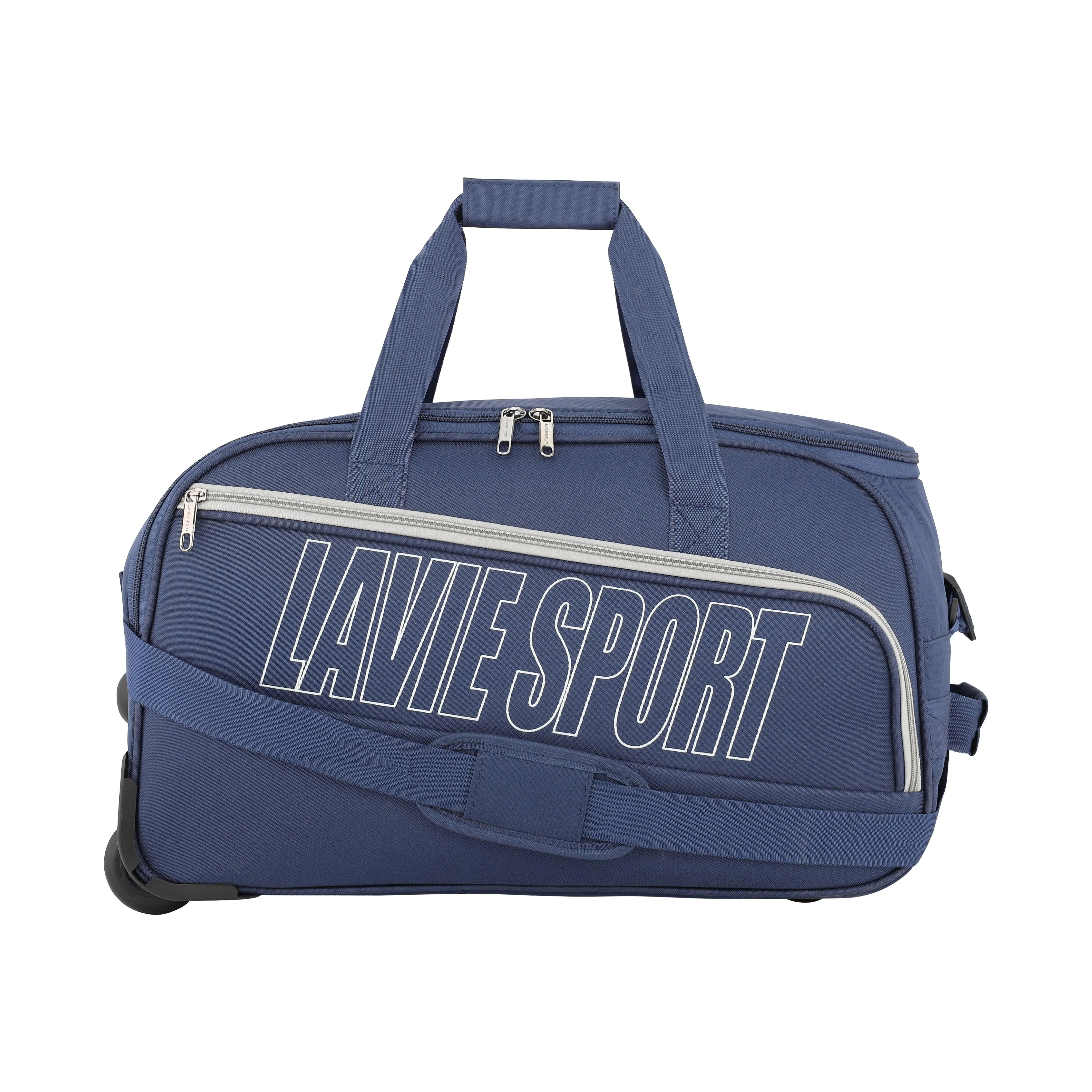 Lavie Sport size 53 cms Star Wheel Duffle Bag | Navy