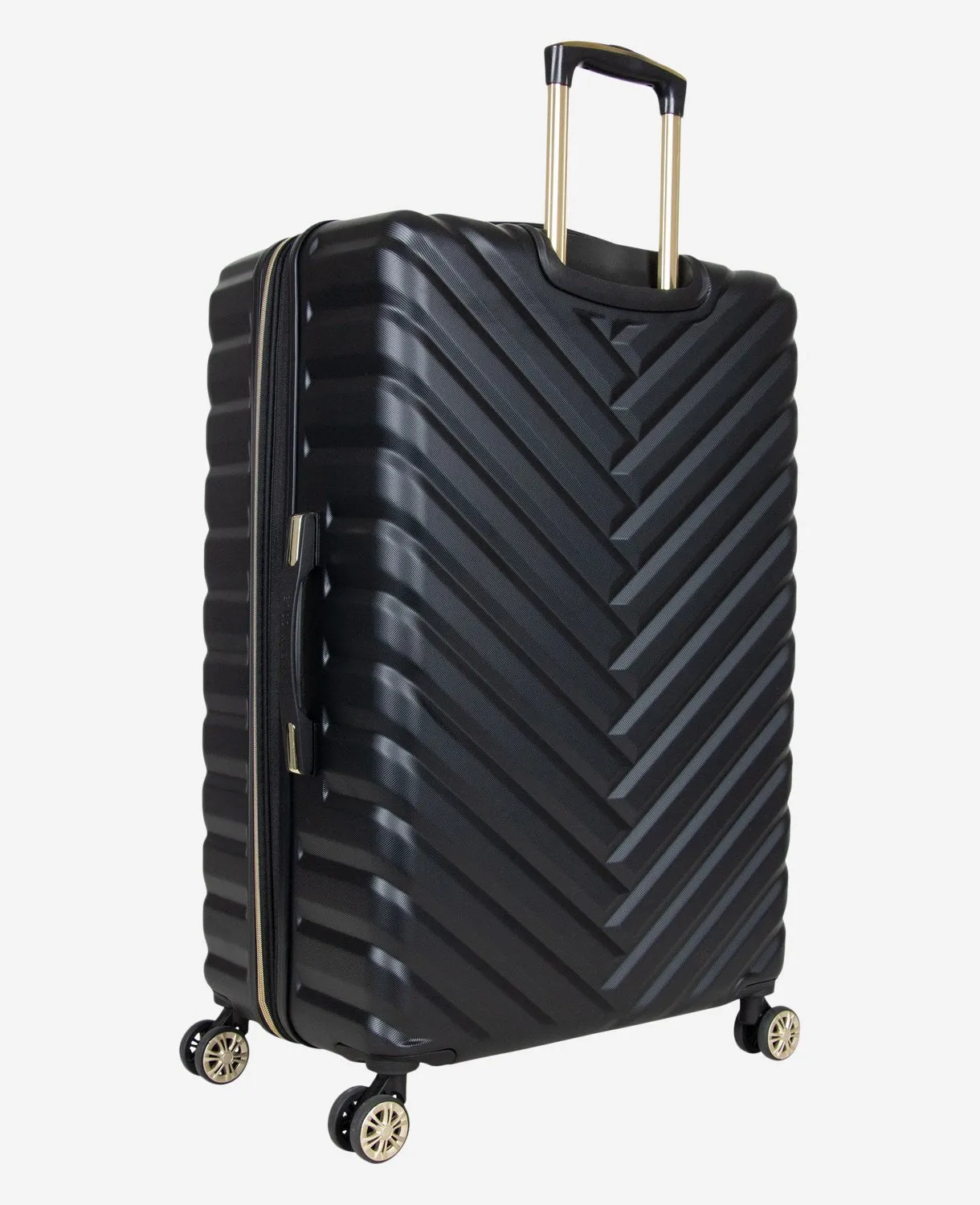 Madison Square Chevron Hardside Expandable Large Checked Suitcase