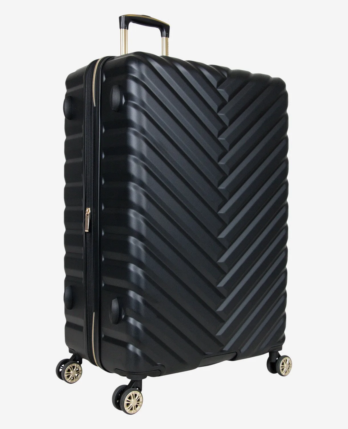 Madison Square Chevron Hardside Expandable Large Checked Suitcase