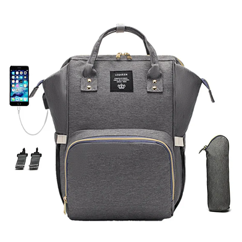 Multifunctional Large Capacity Diaper Bag