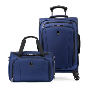 Runway 2 Piece Carry on Spinner and Underseat Soft Tote Luggage Set (Reg. $199.99)