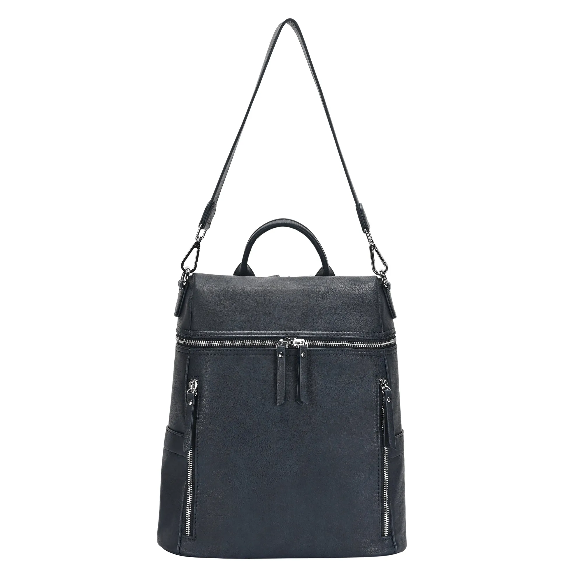 Sienna Utilitarian Shoulder Backpack Purse