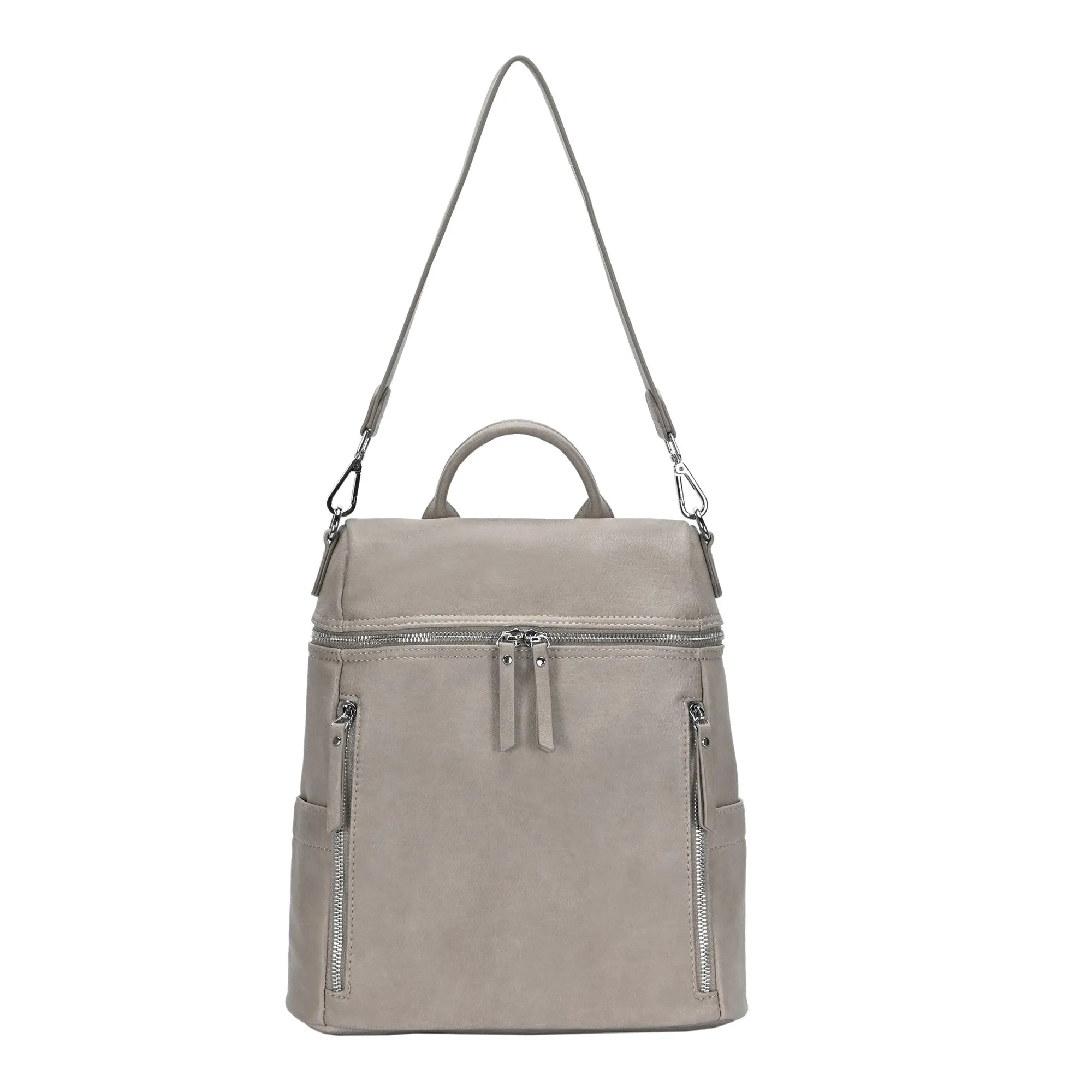 Sienna Utilitarian Shoulder Backpack Purse