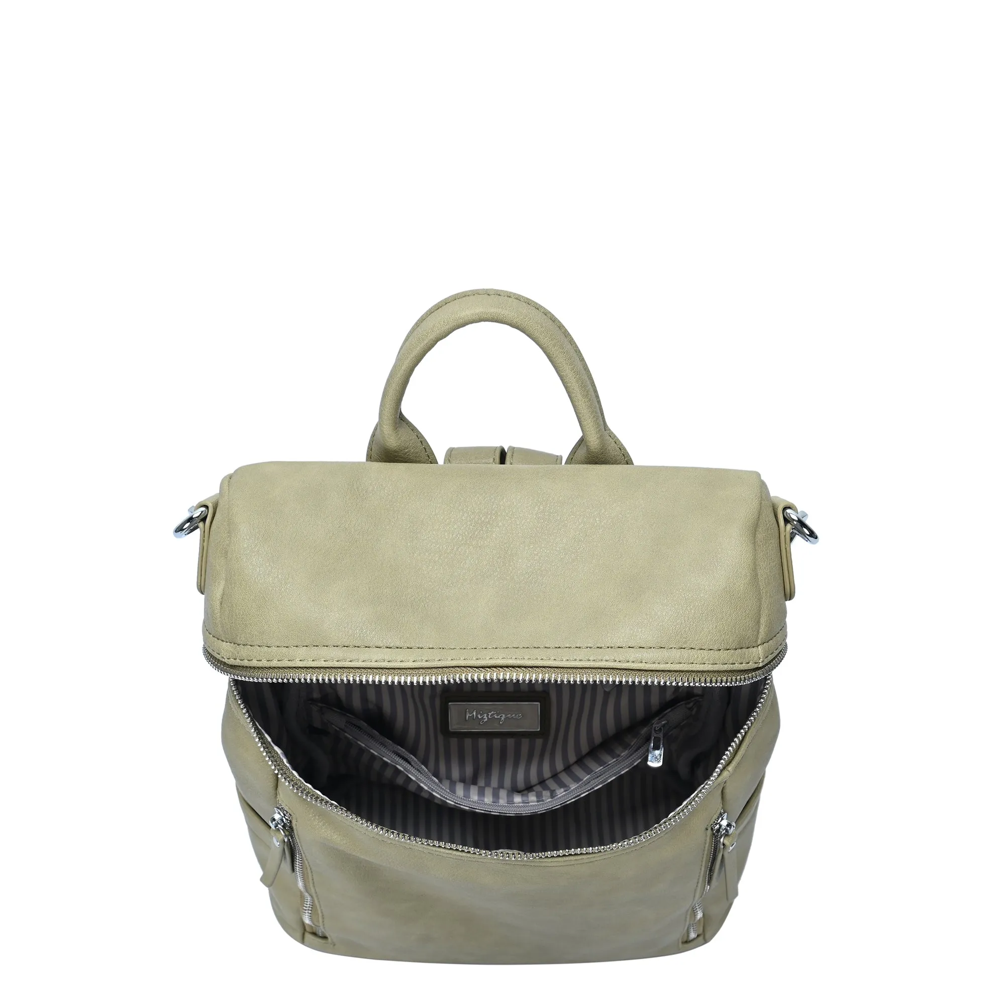 Sienna Utilitarian Shoulder Backpack Purse