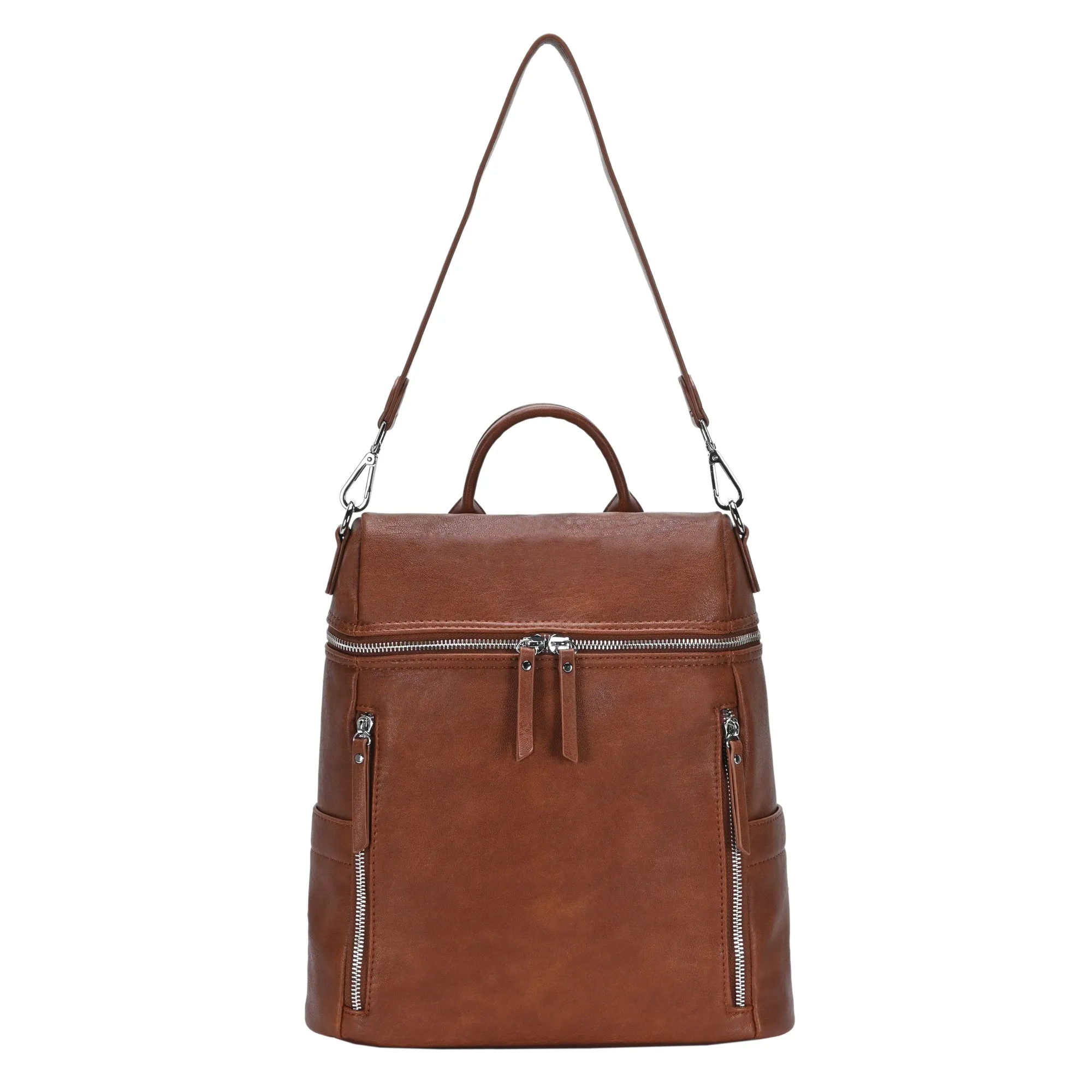 Sienna Utilitarian Shoulder Backpack Purse