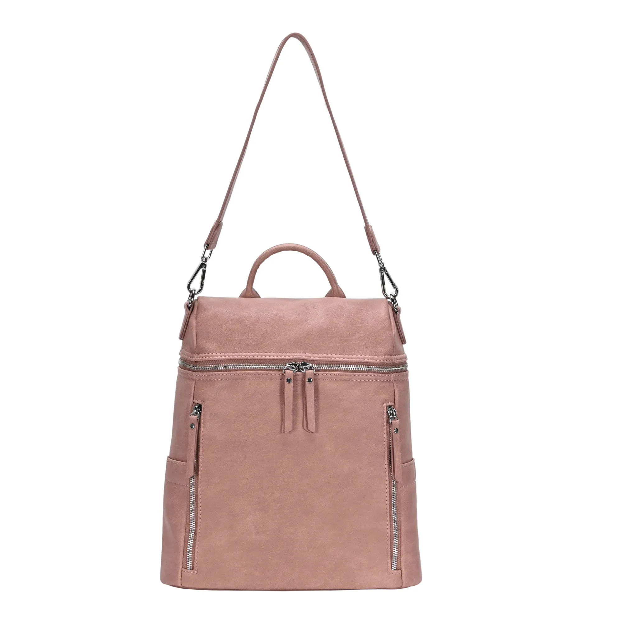 Sienna Utilitarian Shoulder Backpack Purse