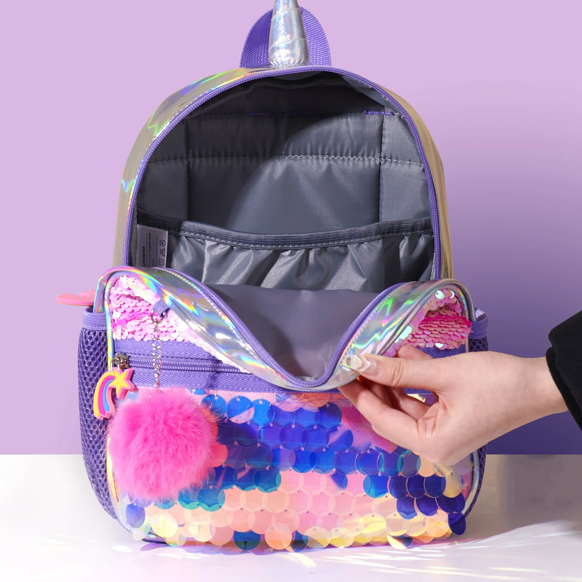 Sparkling Unicorn Sequins Backpack