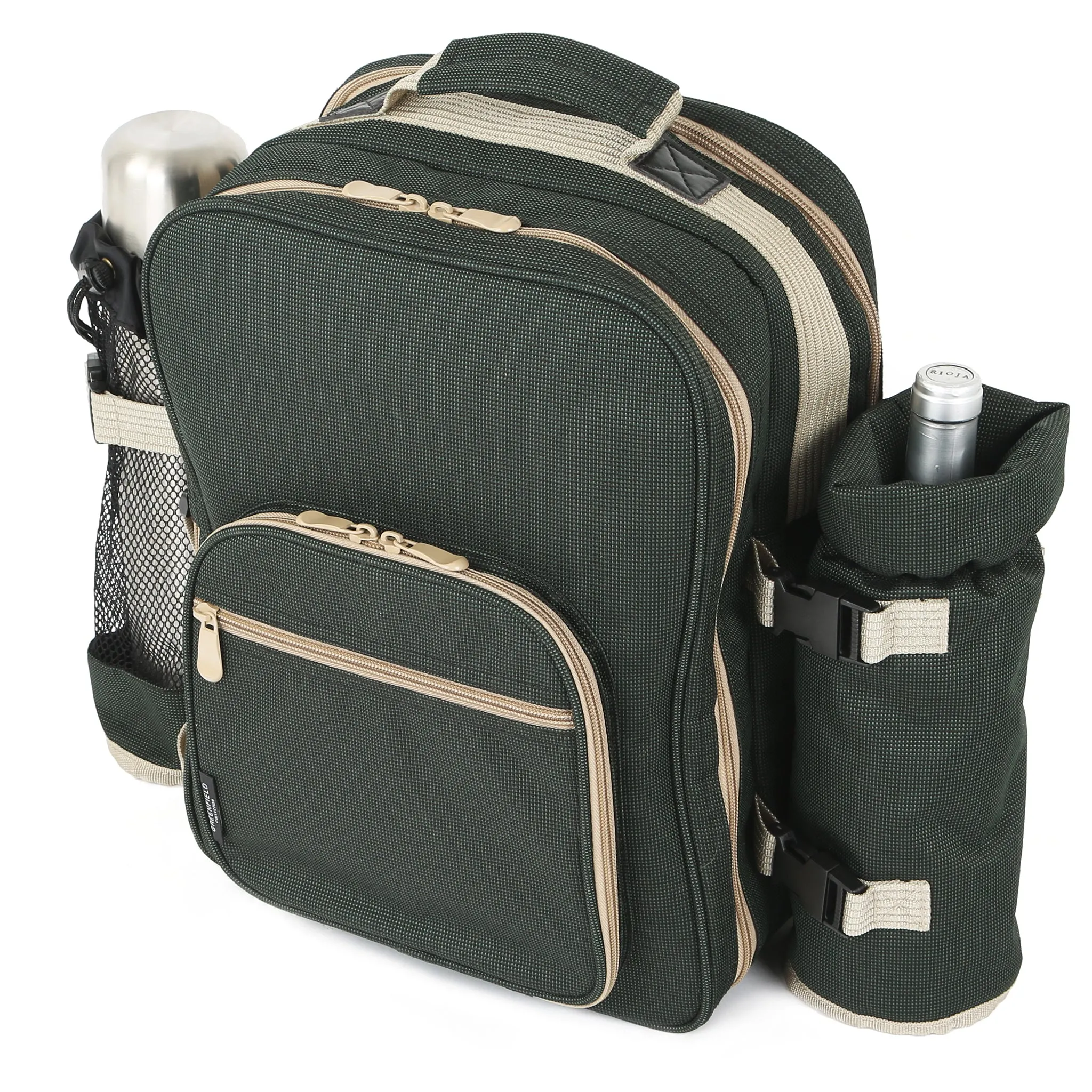 Super Deluxe Picnic Backpack Hamper for Two People