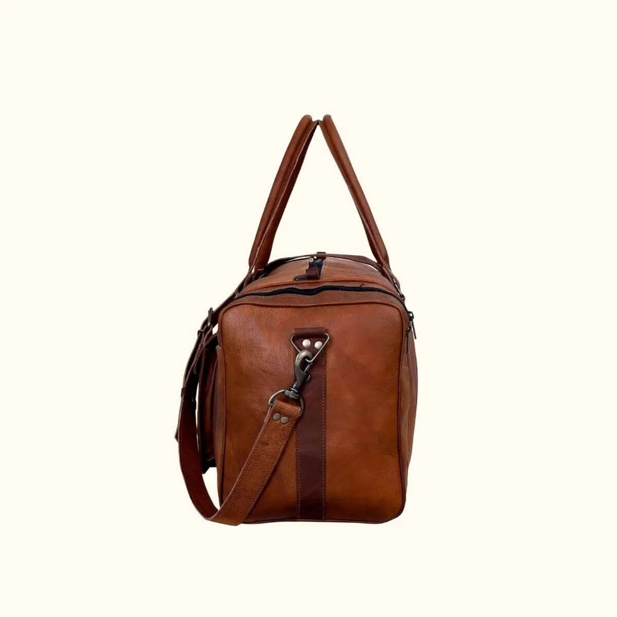 The Wishing Well - Square Leather Duffel Bag