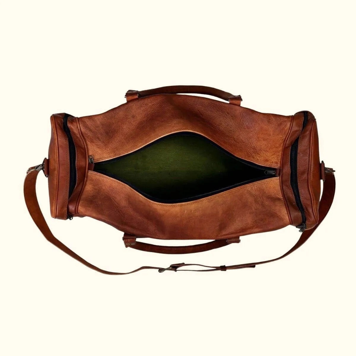 The Wishing Well - Square Leather Duffel Bag