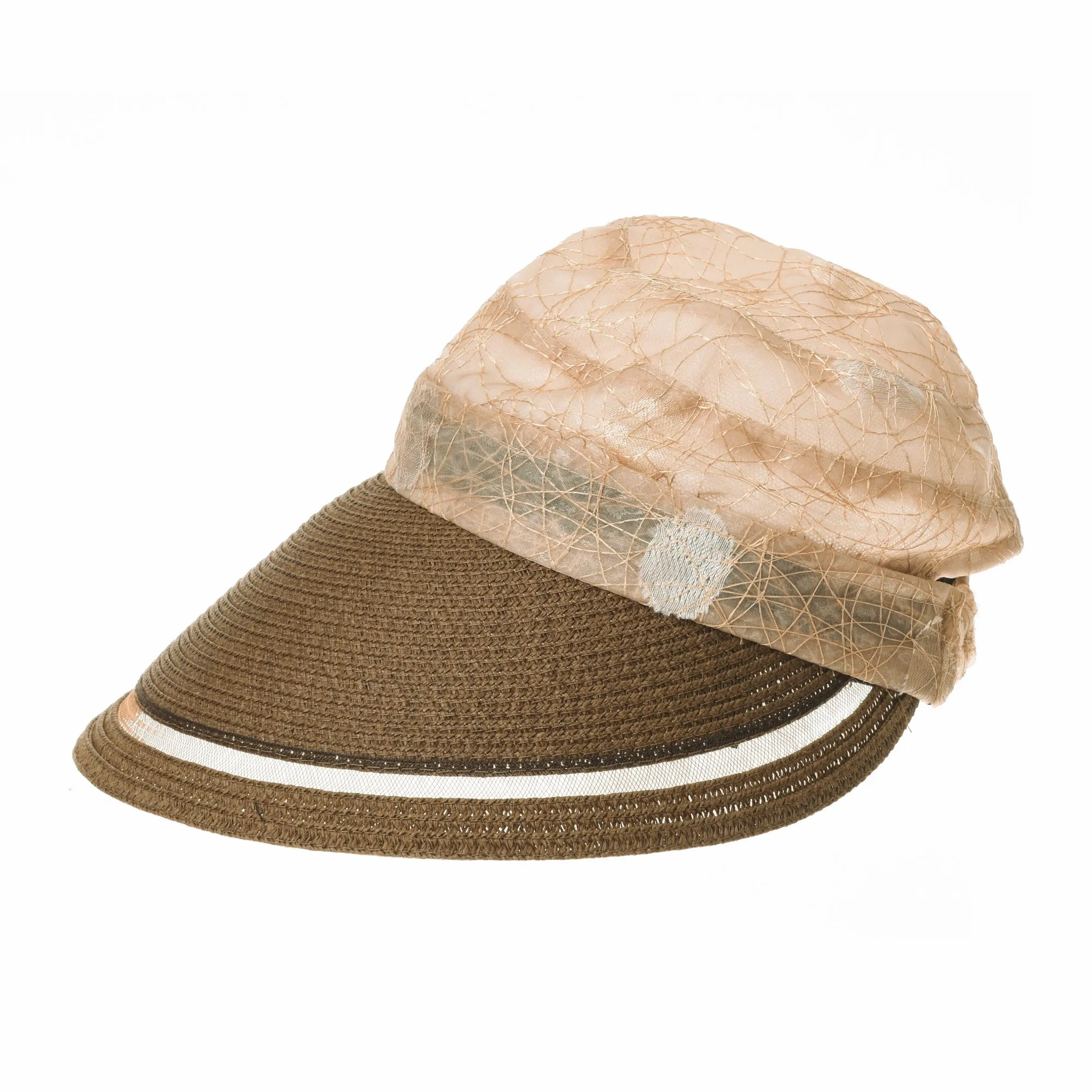 Womens Summer Sun Visor Cap Packable Beach Hat SLH1042